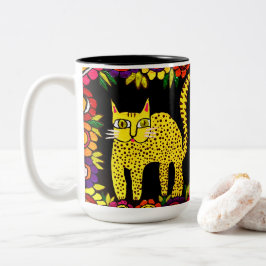 0169 - Basi the Cat Mug(猫用マグ) ツートーンマグカップ