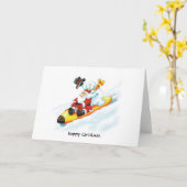 01_そり カード (黄色い花)