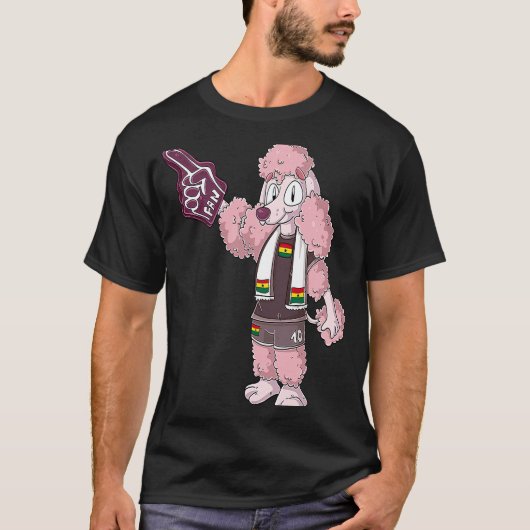 01 ファン プードル ガーナ Tシャツ (正面)