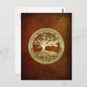 [01]命の黄金の木 ポストカード (正面/裏面)