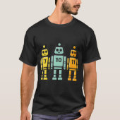 01 10 11 Robot Binary Tシャツ (正面)