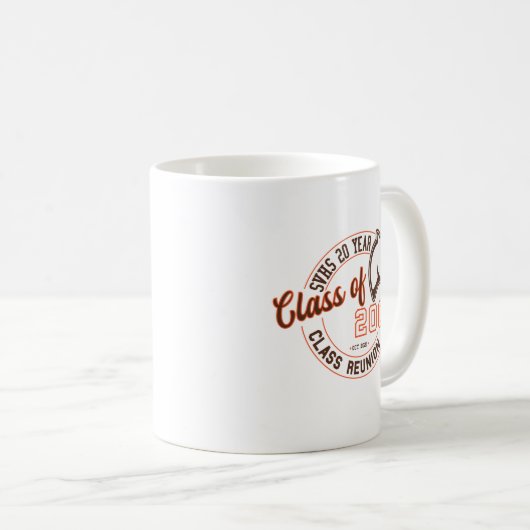 '01 20年懇親会マグのSVHSクラス コーヒーマグカップ (正面右)