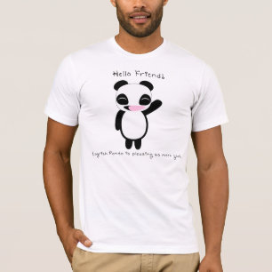 01 - Engrishのパンダは楽しいです会うために! Tシャツ