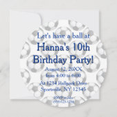 01of12サッカーボールパーティの招待状 招待状 (裏面)