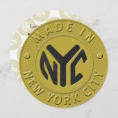 01of12ニューヨークパーティの招待状 招待状 (正面/裏面)