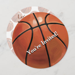 01of12バスケットボールパーティの招待状 招待状