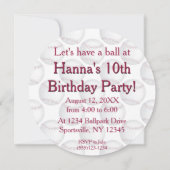 01of12野球パーティの招待状 招待状 (裏面)