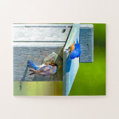 020人のブルーバードのネスティングパズル11x14の子供 ジグソーパズル (横)