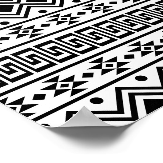 02012020部族の民族パターン–02 ポスター (角)