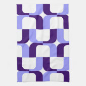 020614 – パステルブルーと深い紫オンホワイト キッチンタオル (縦)