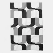 020614 – 白にグレーと黒 キッチンタオル (縦)