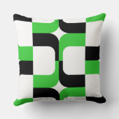 020614 – 白の黒と春の緑 クッション (裏面)