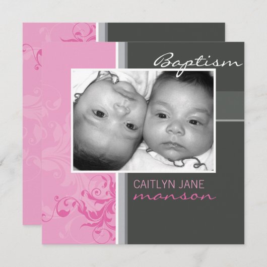 020 CUSTOM DESIGN :: jime v2 招待状 (正面/裏面)