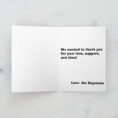 0255、Lindsi、Scott Boynton サンキューカード (内部)