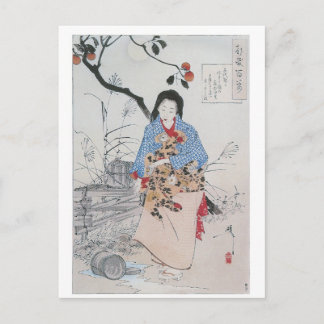 028 - Lady Chiyo and The Broken Water Bucket.jpg ポストカード