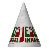 02"イエス・キリストのImmanuelのクリスマス" パーティーハット (右)