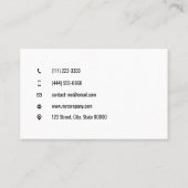 02-2021カスタマイズ可能な手書きツールのタイル 名刺 (裏面)