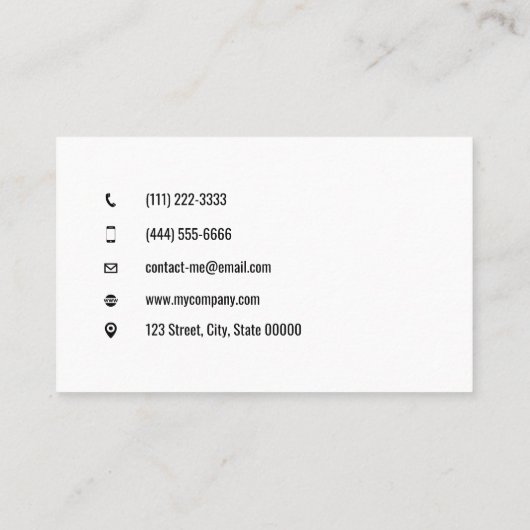 02-2021カスタマイズ可能な手書きツールのタイル 名刺 (裏面)