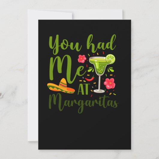 02.Cinco De Mayo You Had Me At Margaritas Margarit セーブザデート (正面)