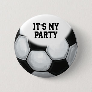 02 of12誕生日カスタムサッカーボール 缶バッジ