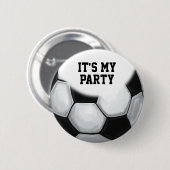 02 of12誕生日カスタムサッカーボール 缶バッジ (正面&裏面)