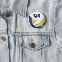 02of12カスタムバレーボールパーティーボタン