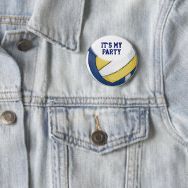 02of12カスタムバレーボールパーティーボタン 缶バッジ