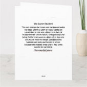 030ブルーバードのBath大きいカード8.5x11マット カード (裏面)