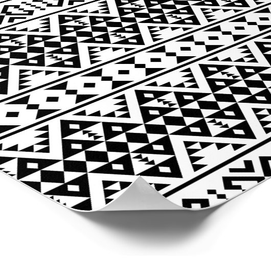 03012020部族の民族パターン–02 ポスター (角)