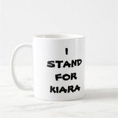 039 (2)、私はKIARAを意味します コーヒーマグカップ (左)