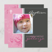 039 Celia :：バプテスマの招待状- pohs 2SQ V1 招待状 (正面/裏面)