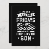 03.私の衣服は私の展開息子のための金曜日に赤 セーブザデート (正面/裏面)