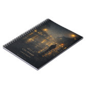 03:12 AM City Streets Moody Aesthetic Poster ノートブック (左側)