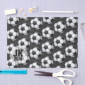 03of12サッカーボールパターンティッシュペーパー 薄葉紙 (クラフト)