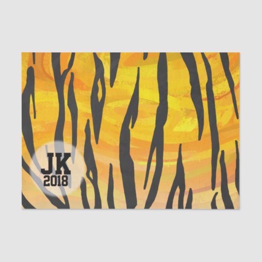 03of12タイガーパターンティッシュペーパー 薄葉紙 (正面)