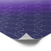 04渦巻き正方形マンダラ ポスター (角)