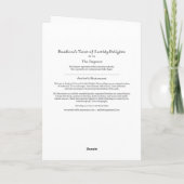 04皇帝のタロットの挨拶状 カード (裏面)