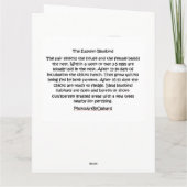 040ブルーバードの求愛大きいカード8.5x11マット カード (裏面)