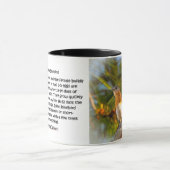 040羽のブルーバードの求愛11のozのクラシックのマグ マグカップ (中央)