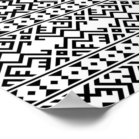 04012020 – 部族 – 民族 – パターン–03 ポスター (角)