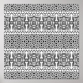 04012020 – 部族 – 民族 – パターン–05 ポスター (正面)