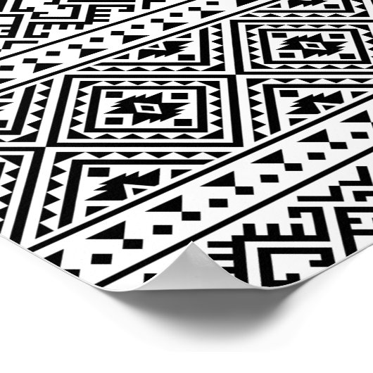 04012020 – 部族 – 民族 – パターン–08 ポスター (角)