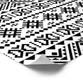 04012020 – 部族 – 民族 – パターン–09 ポスター