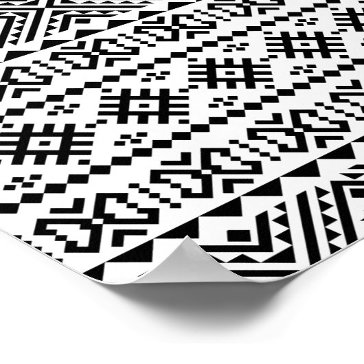 04012020 – 部族 – 民族 – パターン–09 ポスター (角)