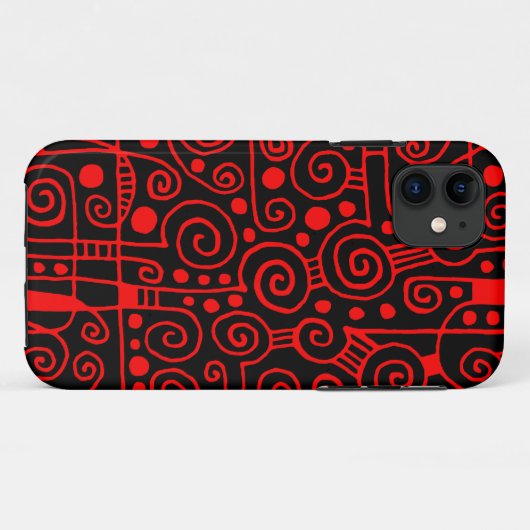 040512 – 黒の赤 Case-Mate iPhoneケース (裏面(横))