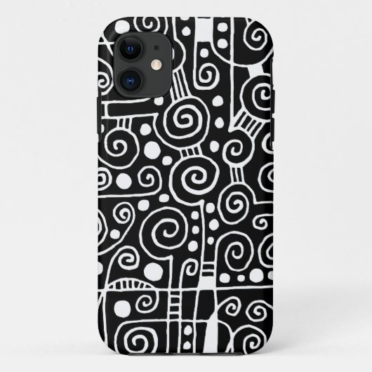 040512 – 黒(白) Case-Mate iPhoneケース (裏面)