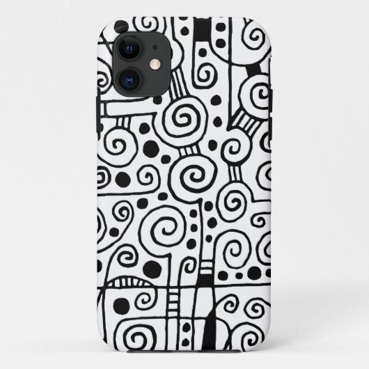 040512 – 黒(白) Case-Mate iPhoneケース (裏面)
