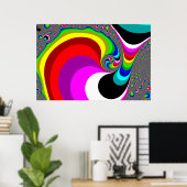 040 Obama – フラクタル・アート ポスター (ホームオフィス)