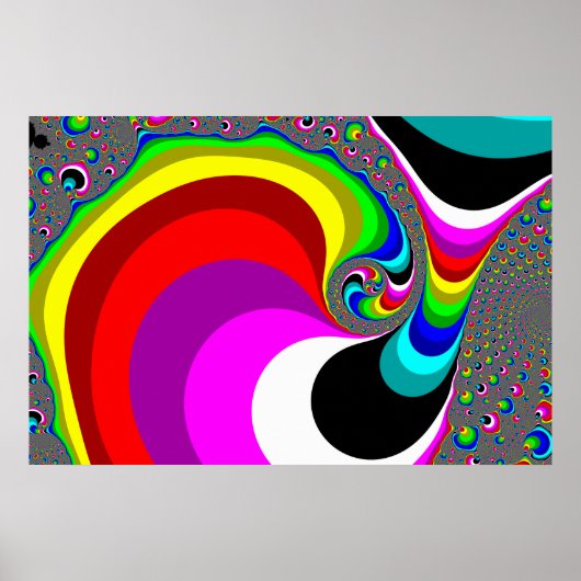 040 Obama – フラクタル・アート ポスター (正面)