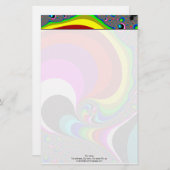 040 Obama – フラクタル・アート 便箋 (正面/裏面)